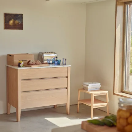 Borough Freestanding Oak Pan Drawer