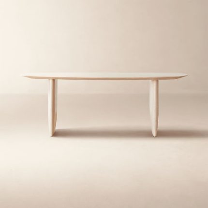 Convivio 84" Bleached Oak Dining Table