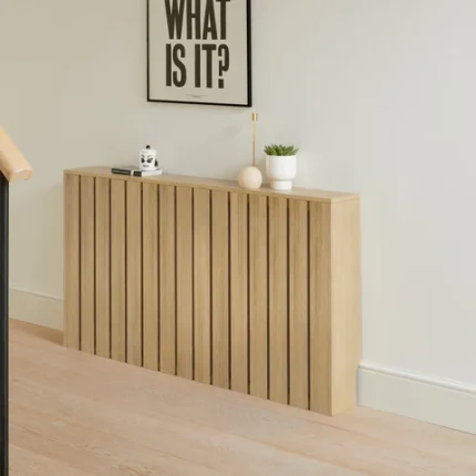 Willow Large Radiator Cover - Whitewash Oak