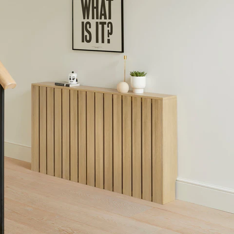 Willow Large Radiator Cover - Whitewash Oak